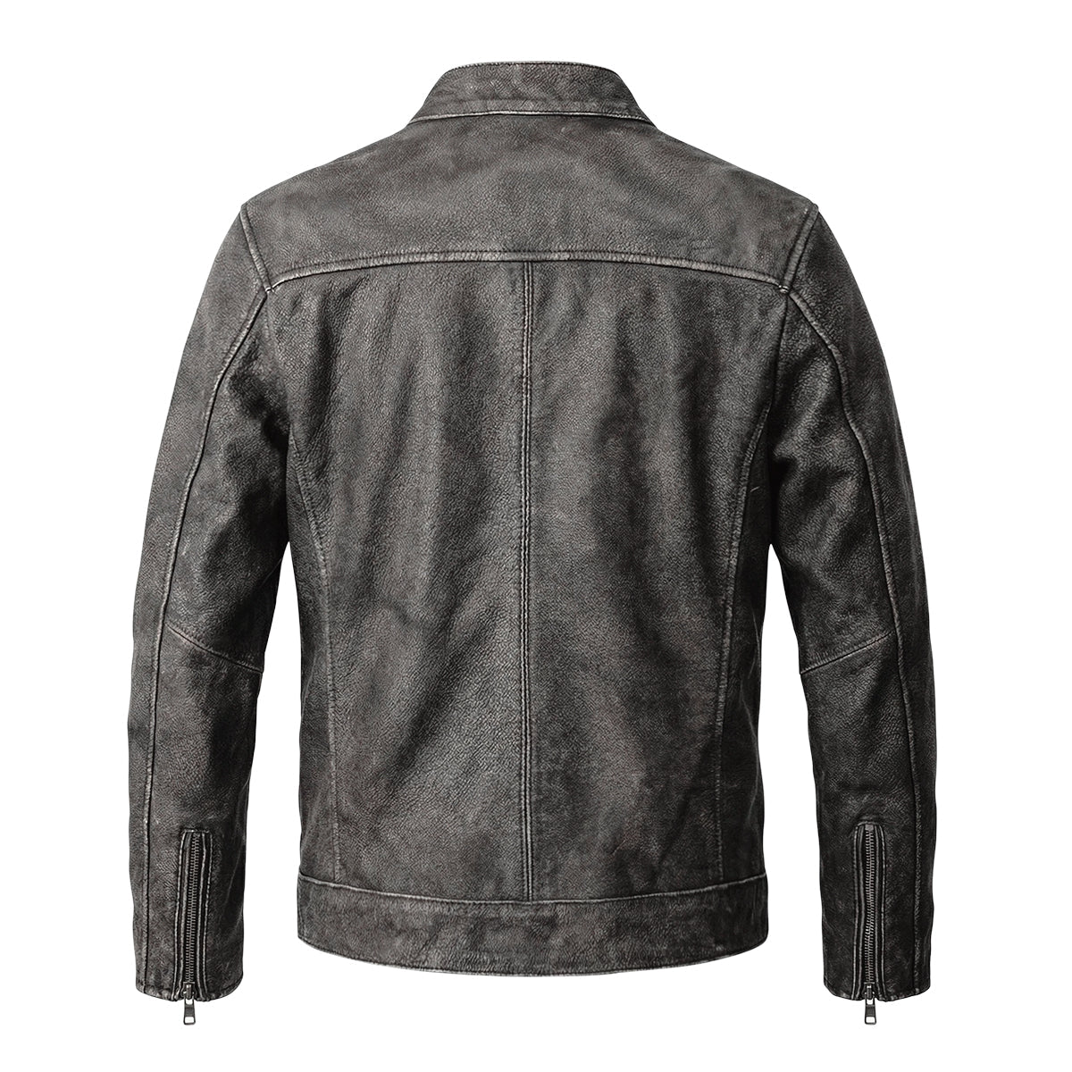 Casual Vintage Motorcycle Leather Jacket