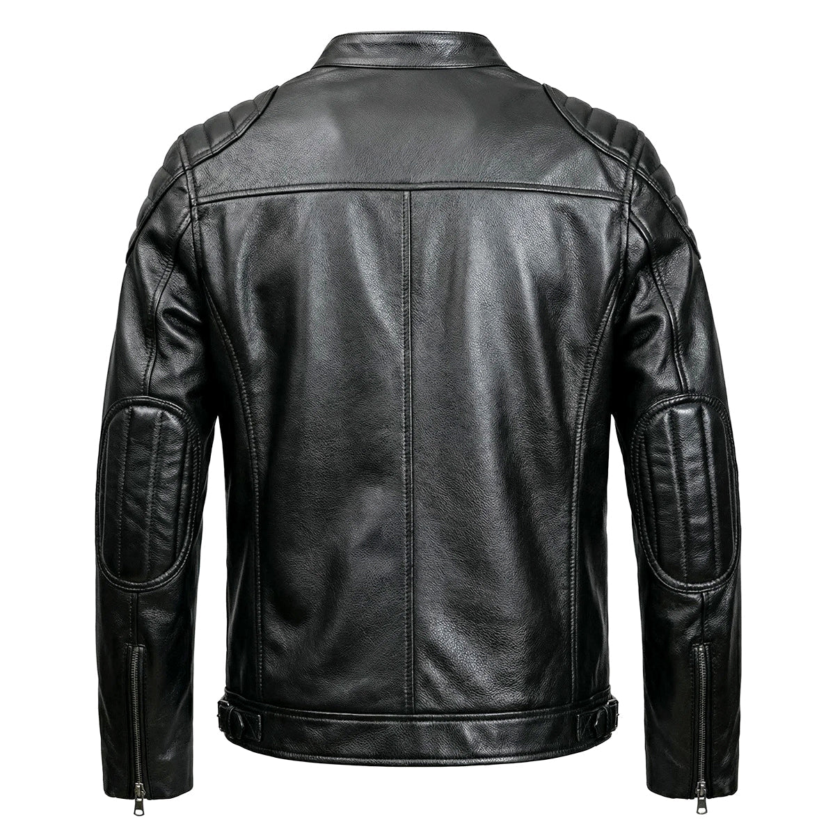 Casual Motorcycle Genuine Leather Jacket