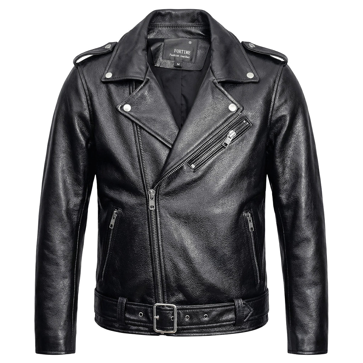 Motorcycle Comfortable Genuine Leather Jacket