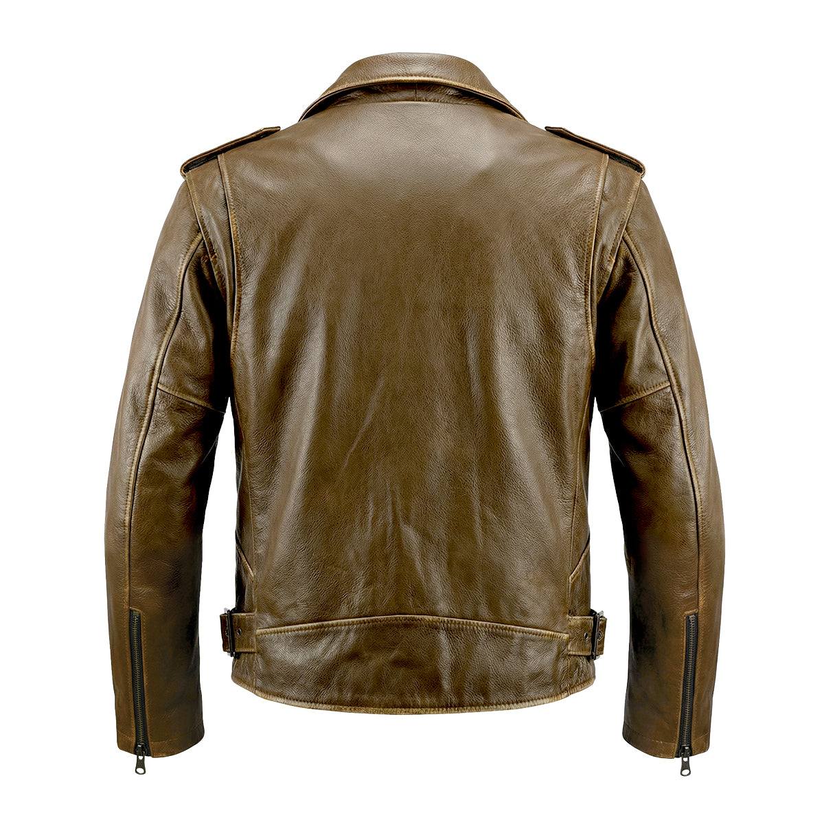 Cowhide Slim Fit Motorcycle Leather Jacket