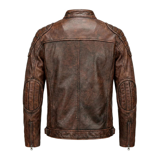 Amekaji Cowhide Genuine Leather Jacket