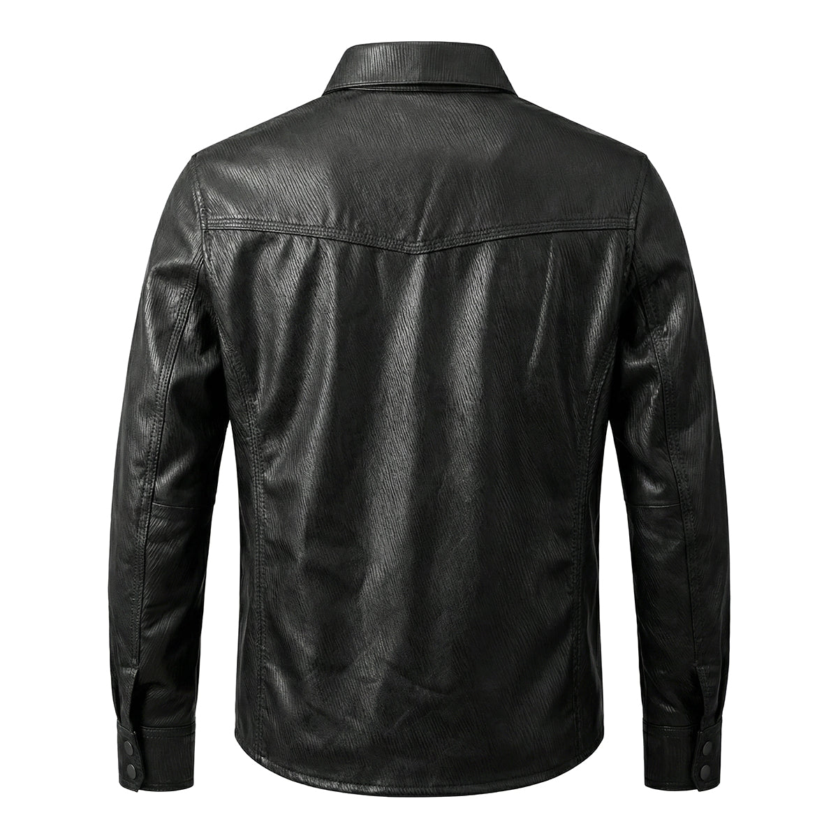 Super Soft Genuine Leather Shirt-Style Jacket