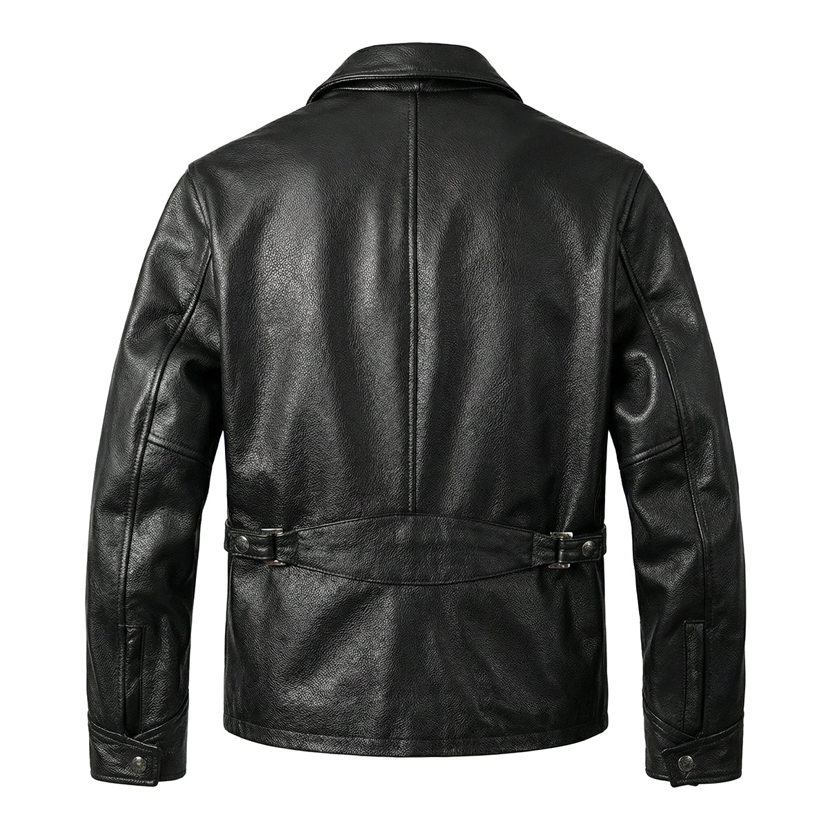 European-style Slim Fit Genuine Leather Jacket