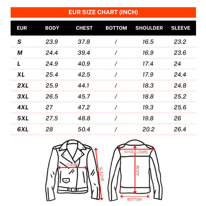 Amekaji Distressed Blue Genuine Leather Jacket