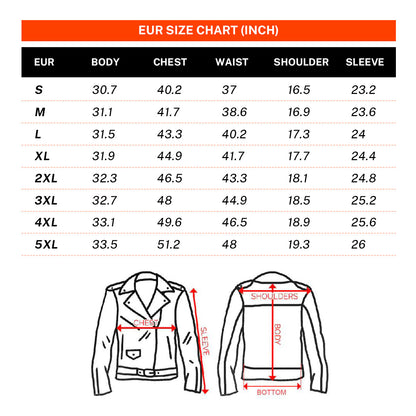 Mid-Length Windproof Suit-Style Genuine Leather Jacket