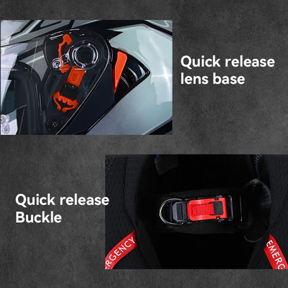 Full Face Motorcycle Helmet for Adult Men Women  P7 Dual Visor