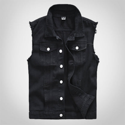 Black Cool Men's Casual Vest