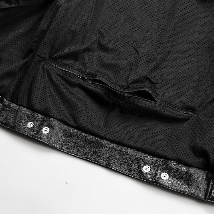 SOA Motorcycle Genuine Leather Vest