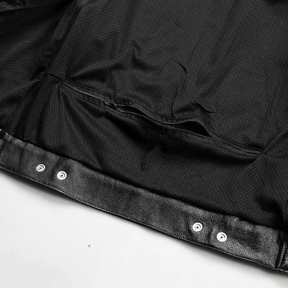SOA Motorcycle Genuine Leather Vest