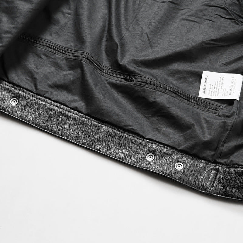 Multiple Pockets Mesh Leather Vest