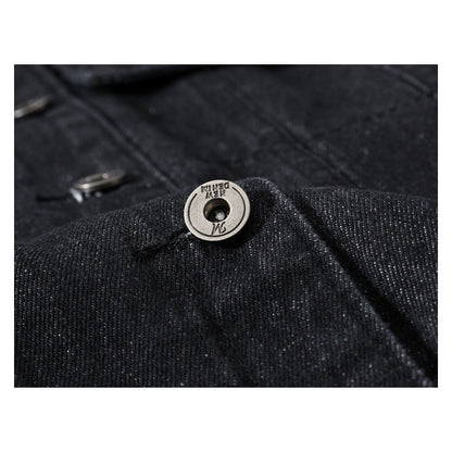 Men's Motorcycle Plus Velvet Thickened Denim Vest