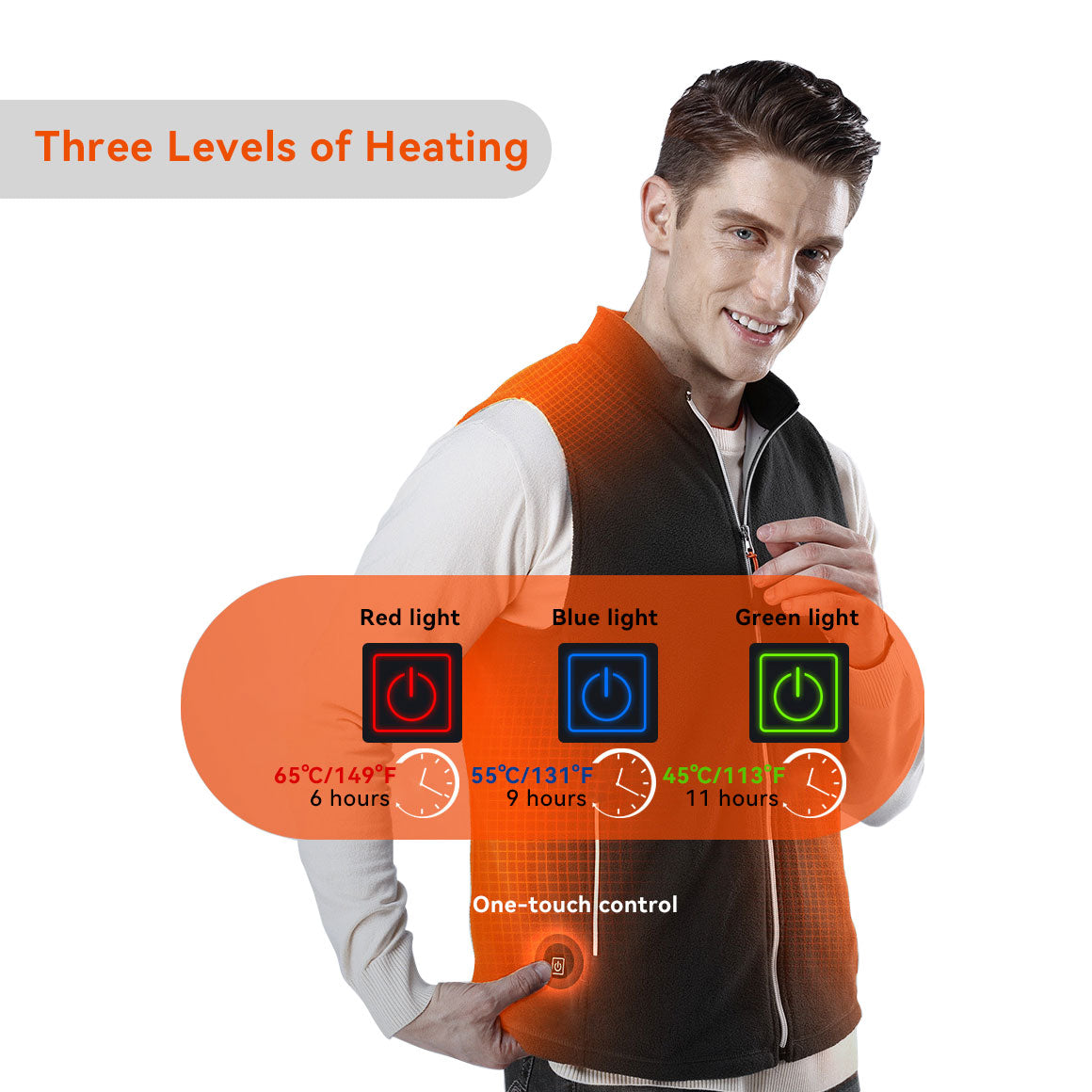 Electric Heating Vest Intelligent Charging Winter Waistcoat
