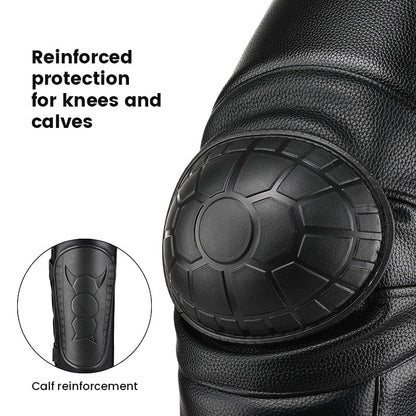 Windproof and Warm Winter Motorcycle Leather Knee Pads