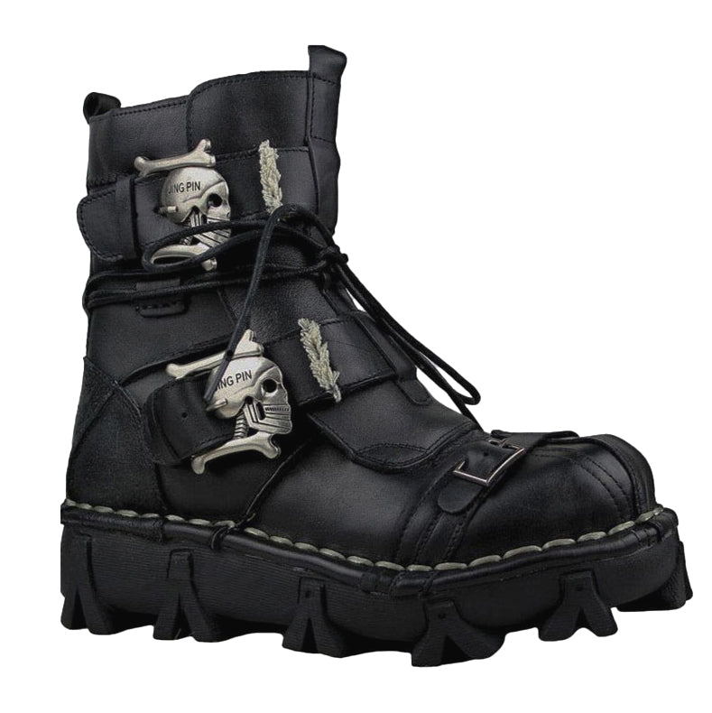 Men's Steampunk Stylish Leather Boots