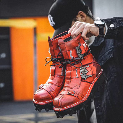 Men's Steampunk Stylish Leather Boots