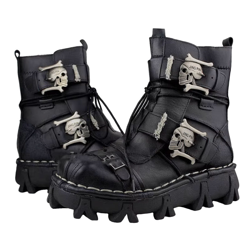 Men's Steampunk Stylish Leather Boots