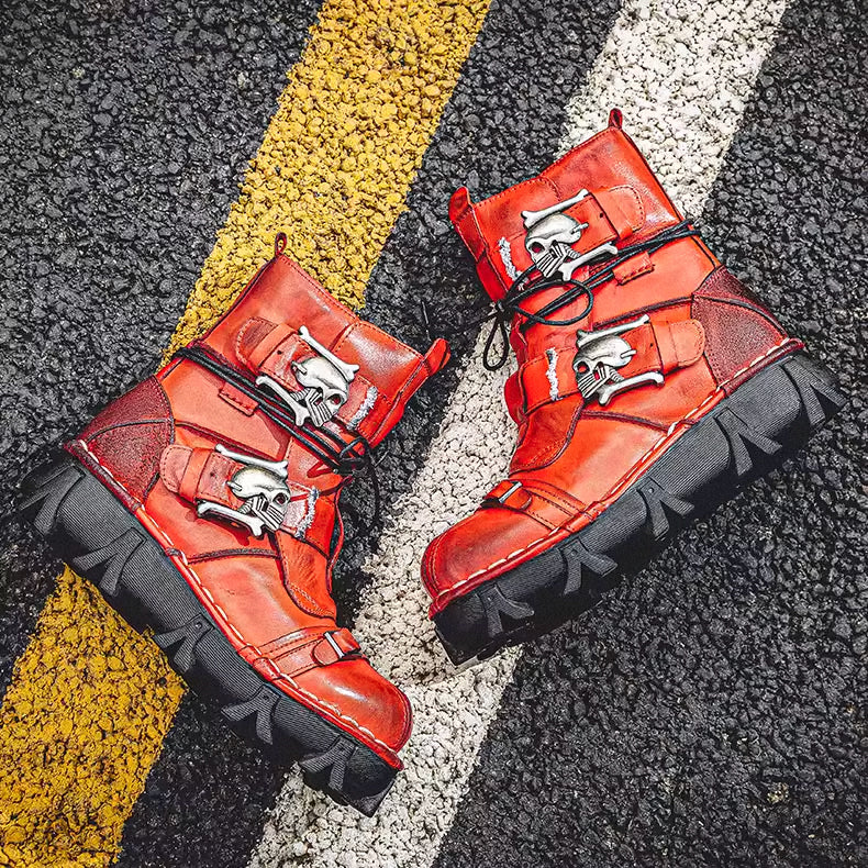 Men's Steampunk Stylish Leather Boots