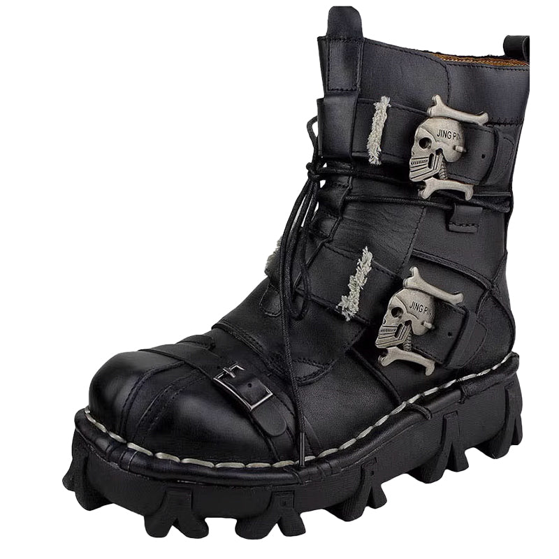 Men's Steampunk Stylish Leather Boots