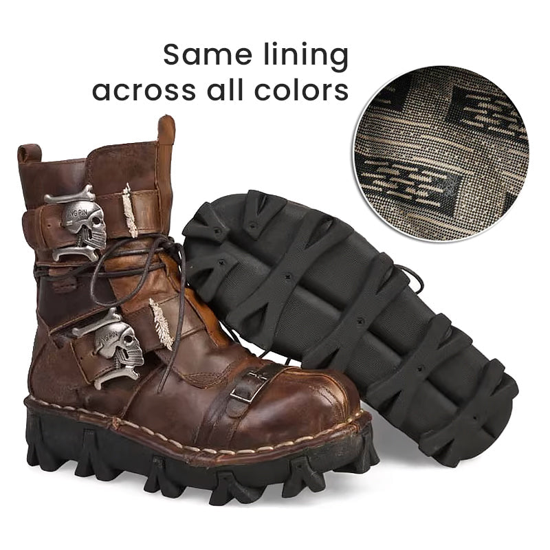 Men's Steampunk Stylish Leather Boots