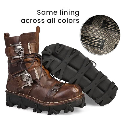 Men's Steampunk Stylish Leather Boots