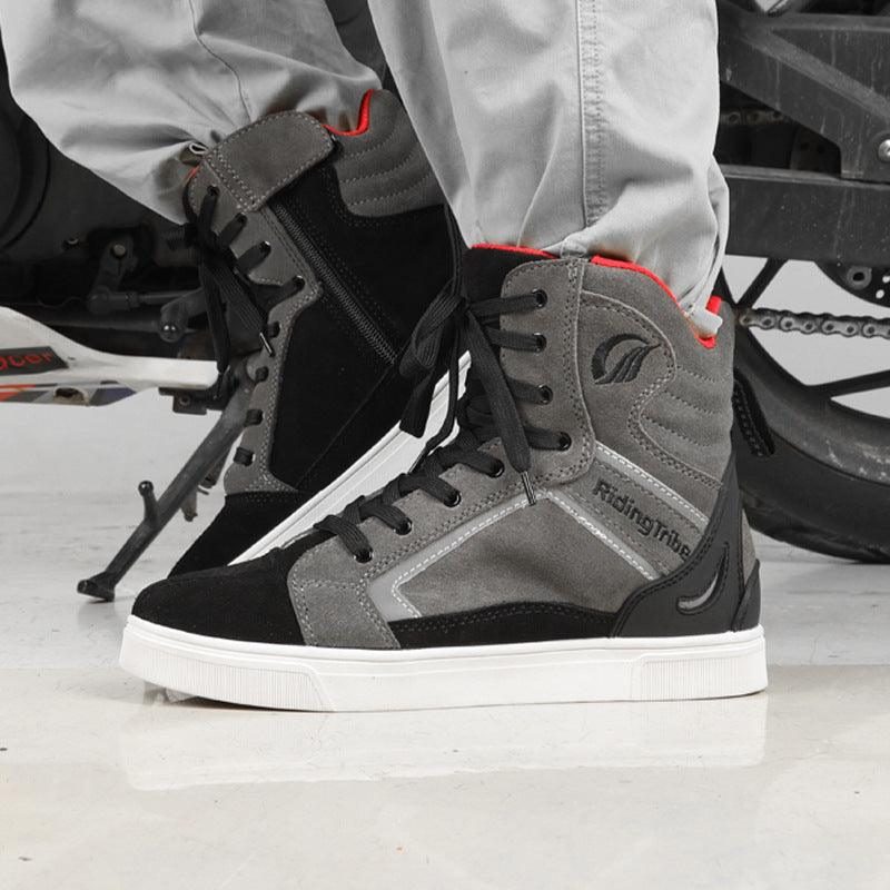 Men's Anti-Slip Riding Breathable Motorcycle Boots