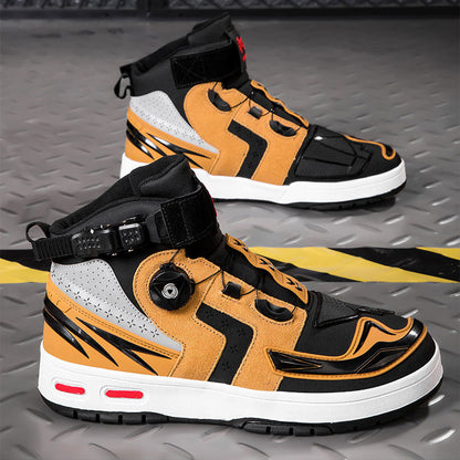 Men’s Motorcycle Boots with Quick Dial Closure – Urban Protective Riding Shoes