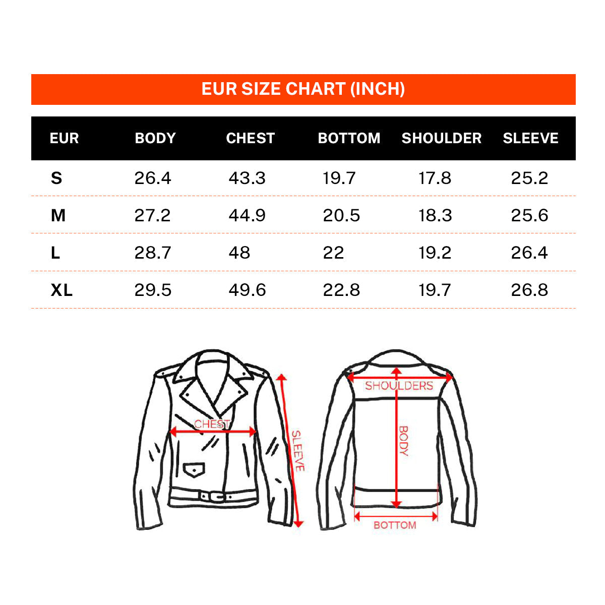Men's Slim Fit Moto Jacket