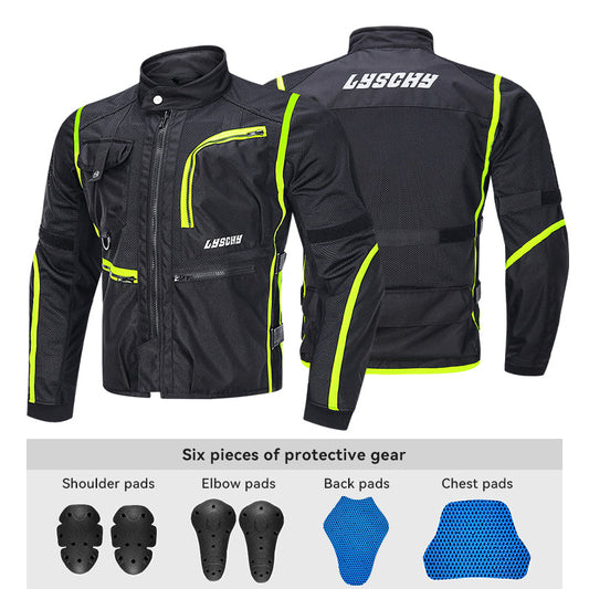 Summer Mesh Moto Armored Jacket