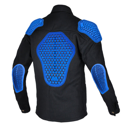 Motorcycle Denim Armored Riding Shirt