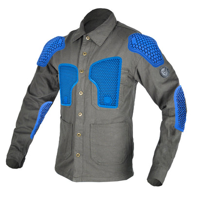 Motorcycle Denim Armored Riding Shirt