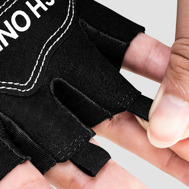 Summer Carbon Fiber Motorcycle Fingerless Gloves