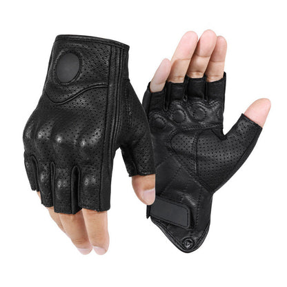 Motorcycle Summer Genuine Leather Gloves