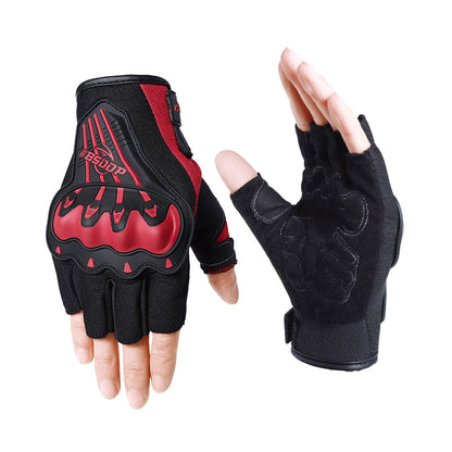 Motorcycle Anti-Fall Racing Fingerless Gloves