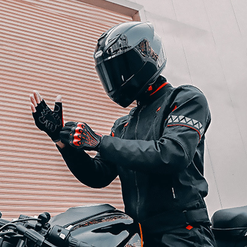 Motorcycle Anti-Fall Racing Fingerless Gloves