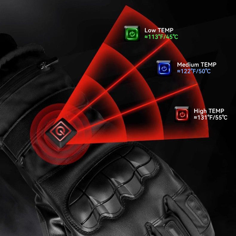 Motorcycle Electric Heated Gloves Winter Protection