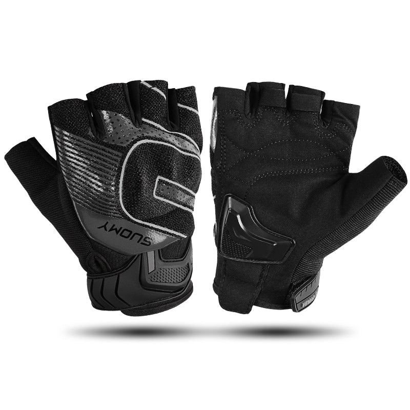 Motorcycle Knight Summer Fingerless Gloves