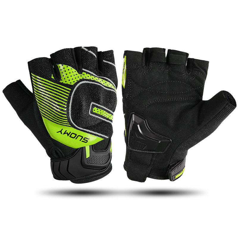 Motorcycle Knight Summer Fingerless Gloves