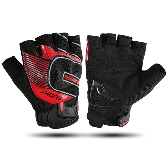 Motorcycle Knight Summer Fingerless Gloves