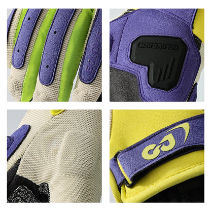 Macaron Color Outdoor Motorcycle Gloves