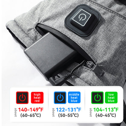 Smart Battery Heated Winter Motorcycle Gloves