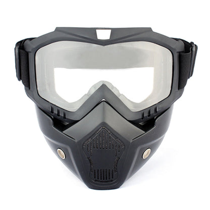 Multicolor Motorcycle Goggles Face Shield