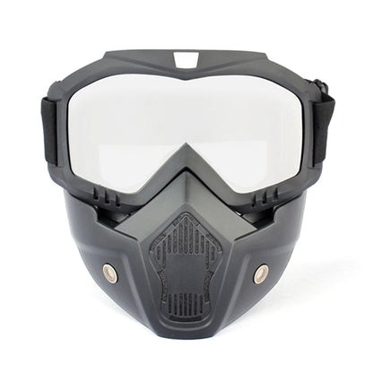 Multicolor Motorcycle Goggles Face Shield