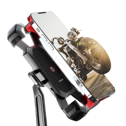 Auto-Secure Anti-Shake Motorcycle Phone Mount