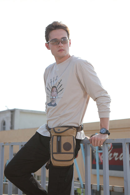 Motorcycle Canvas Leg Bag