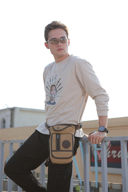 Motorcycle Canvas Leg Bag