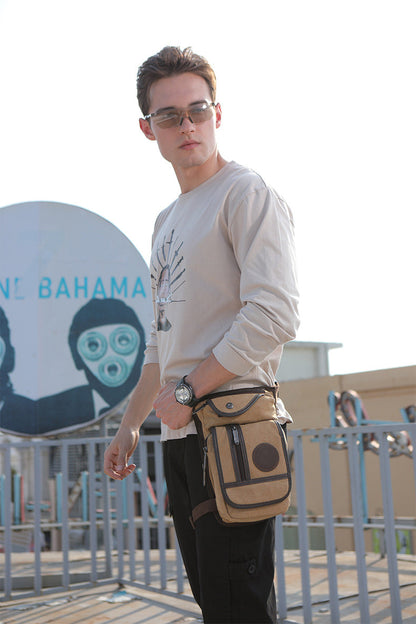 Motorcycle Canvas Leg Bag