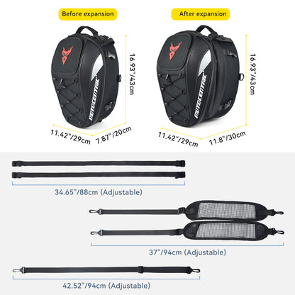Waterproof Motorcycle Backseat Bag
