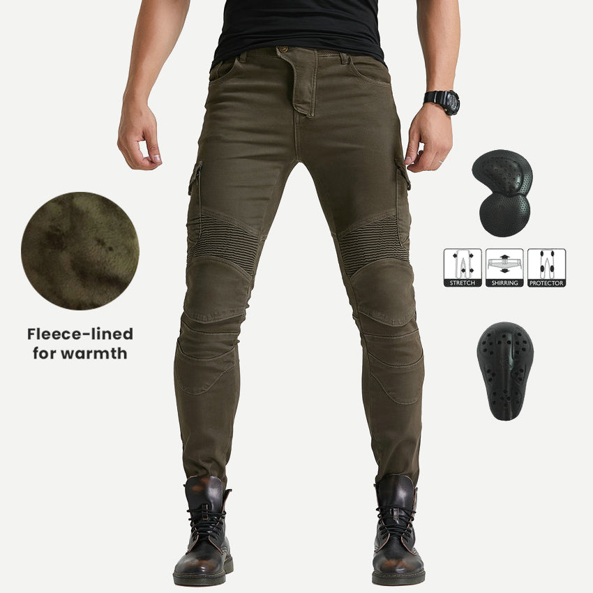 Men’s Throttle 69 Winter Warm Moto Riding Jeans