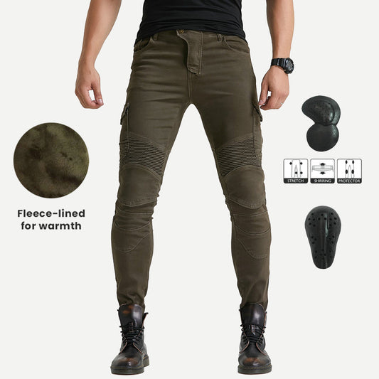 Men’s Throttle 69 Winter Warm Moto Riding Jeans