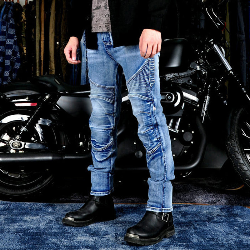Men’s K‑7 Kevlar Motorcycle Riding Jeans